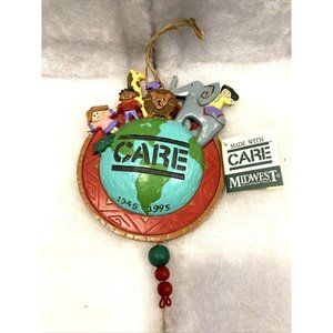 1995 Christmas Ornament GLOBAL CELEBRATION 5" Midwest of Cannon Falls  BRAND NEW
